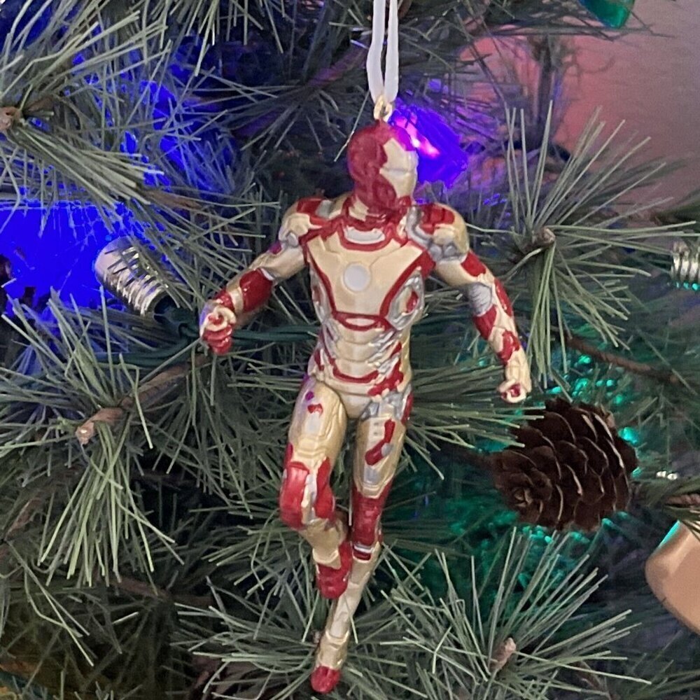 Marvel Ironman Christmas Tree Ornament Disney Iron Man Avengers 4”‎